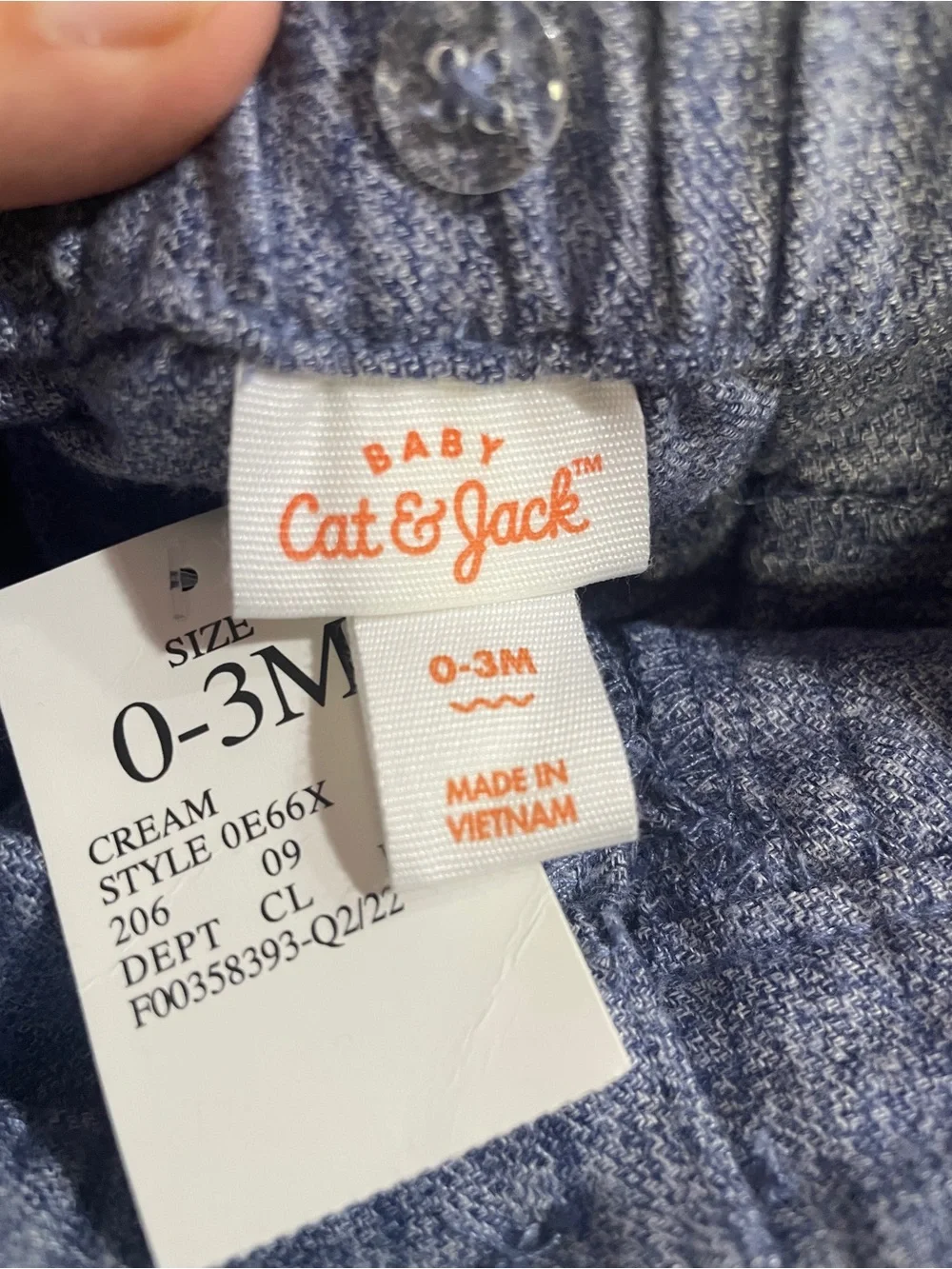 Cat & Jack Heathered Blue Knit Jogger Pants